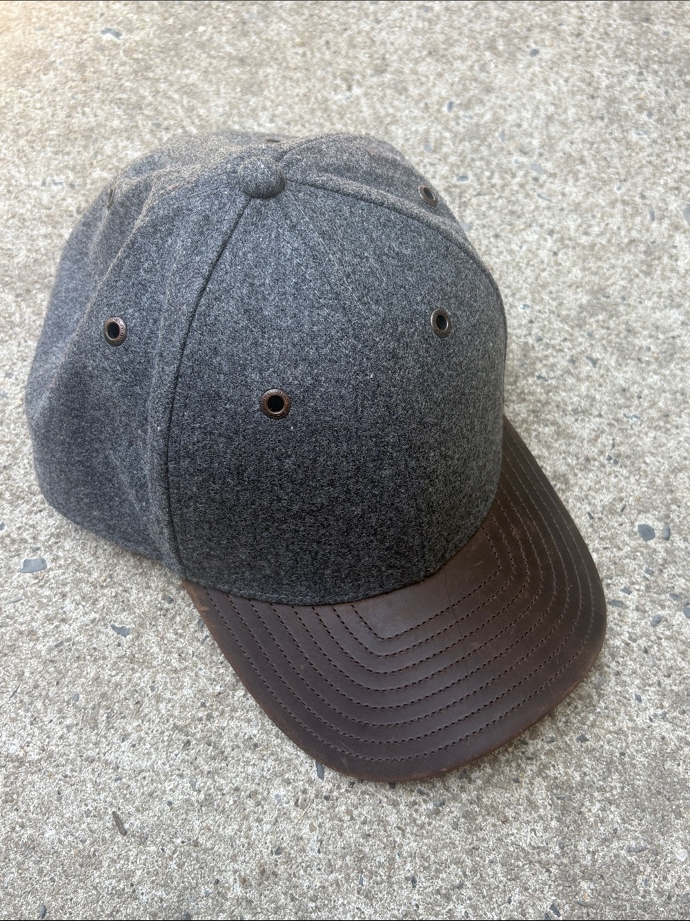 Merino Wool Strapback Hat new